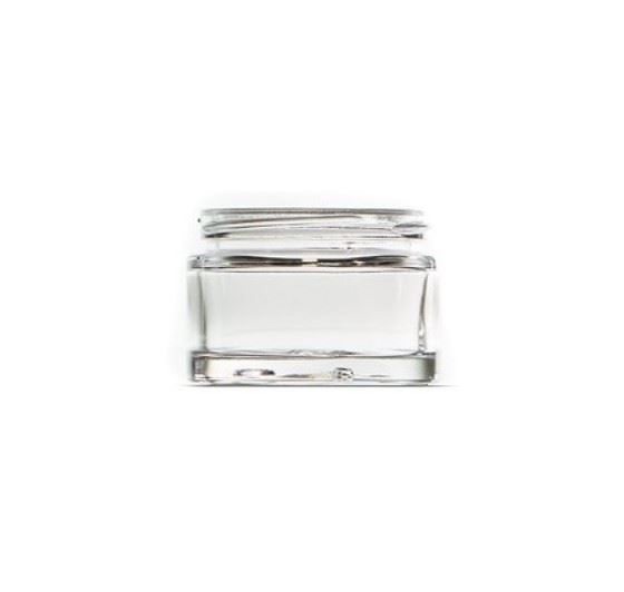 50ml Clear Glass Slim Jar, 58/400 Neck